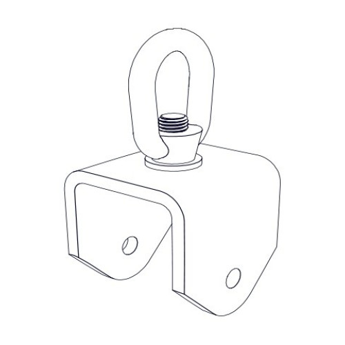 Community PY1-EN750-1550 кронштейн для подъемно-подвесного монтажа рам, цвет черный Community PY1-EN750-1550 кронштейн для подъемно-подвесного монтажа рам, цвет черный