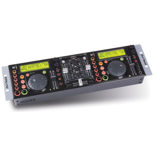 DJ-Tech U1 Station двойной рековый USB проигрыватель с микшером DJ-Tech U1 Station двойной рековый USB проигрыватель с микшером