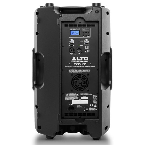 Alto TX15USB акустическая система с USB проигрывателем, 600 Вт, цвет черный Alto TX15USB акустическая система с USB проигрывателем, 600 Вт, цвет черный