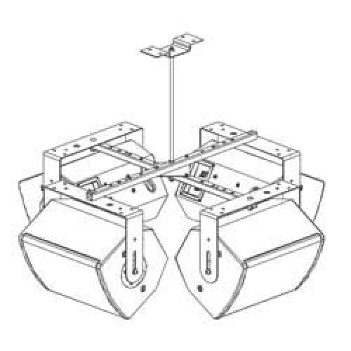 Tannoy VCB4 White ферма для подвеса четырех акустических систем V, VX, VXP Tannoy VCB4 White ферма для подвеса четырех акустических систем V, VX, VXP
