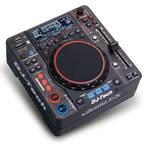 DJ-Tech uSolo FX BLK DJ-медиапроигрыватель USB,SD-card, mp3,WAV, Pich +/-6-100% FX DJ-Tech uSolo FX BLK DJ-медиапроигрыватель USB,SD-card, mp3,WAV, Pich +/-6-100% FX