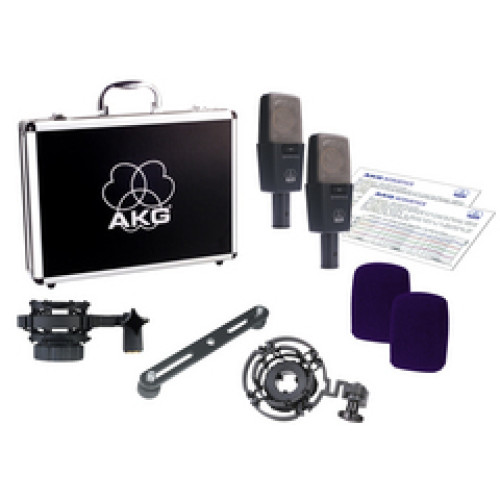 AKG C414B-XLS / ST микрофоны: стерео пара из двух C414-XLS AKG C414B-XLS / ST микрофоны: стерео пара из двух C414-XLS