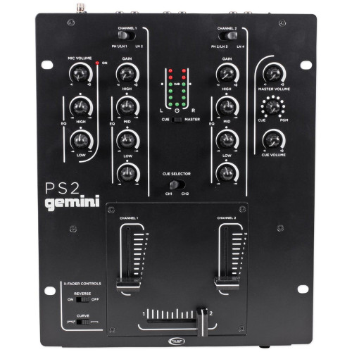 Gemini PS2 DJ-микшер Gemini PS2 DJ-микшер