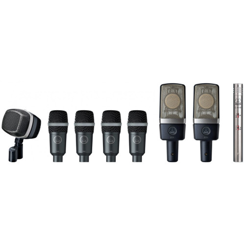 AKG Drumset Premium комплект микрофонов для ударных иструментов AKG Drumset Premium комплект микрофонов для ударных иструментов