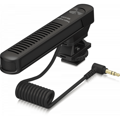 Behringer Go Cam компактный конденсаторный накамерный микрофон-пушка, 50 Гц - 18 кГц, кабель 0,4 м
