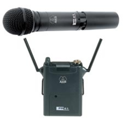 AKG PR-81/HT UHF накамерная радиосистема с ''ручным'' передатчиком и портативным двухантенным приёмником (без капсю AKG PR-81/HT UHF накамерная радиосистема с ''ручным'' передатчиком и портативным двухантенным приёмником (без капсю