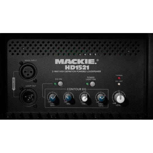 Mackie HD1521 активная 2-полосная акустическая система, 800 Вт (1600 Вт пик), 15'' + 1.75'' Mackie HD1521 активная 2-полосная акустическая система, 800 Вт (1600 Вт пик), 15'' + 1.75''