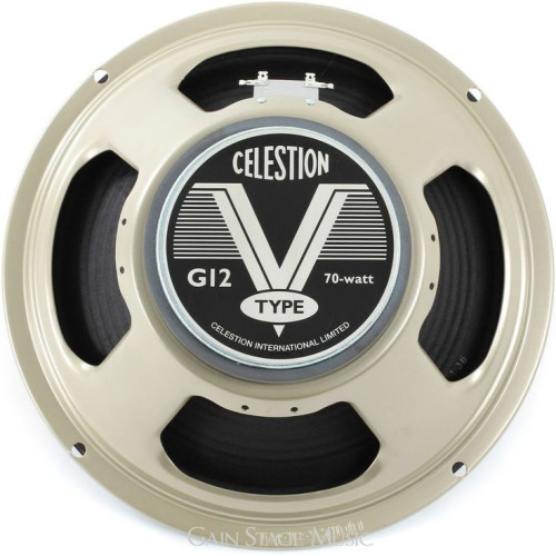 Celestion V-Type 8 Ohm динамик для гитарных комбо, диаметр 12", мощность 70 Вт, 8 Ом Celestion V-Type 8 Ohm динамик для гитарных комбо, диаметр 12", мощность 70 Вт, 8 Ом
