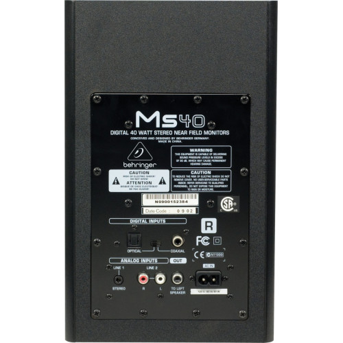 Behringer MS40 Digital Monitor Speakers мониторная система Behringer MS40 Digital Monitor Speakers мониторная система