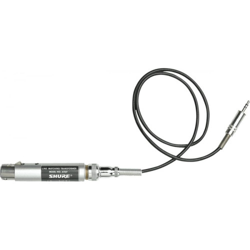 Shure A96F интерфейс камкордера для подключения микрофонов (XLR) к входу 3.5 мм Jack видеокамеры Shure A96F интерфейс камкордера для подключения микрофонов (XLR) к входу 3.5 мм Jack видеокамеры