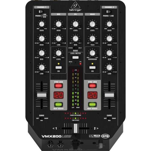 Behringer VMX200USB PRO Mixer микшер для DJ Behringer VMX200USB PRO Mixer микшер для DJ