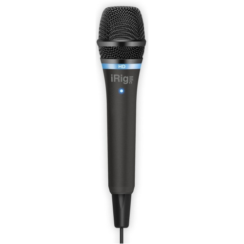 IK Multimedia iRig Mic HD - Black конденсаторный ручной микрофон для цифрового подключения к iOS и Mac, черный IK Multimedia iRig Mic HD - Black конденсаторный ручной микрофон для цифрового подключения к iOS и Mac, черный