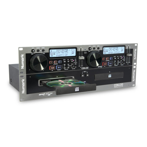 Numark CDN450 2-дековый mp3/CD-плеер с защитой Anti-Shock Numark CDN450 2-дековый mp3/CD-плеер с защитой Anti-Shock