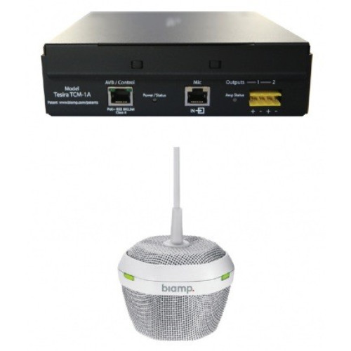 Biamp Tesira TCM-1A потолочный микрофон с AVB и Beamtracking™ и PoE+ усилителем Biamp Tesira TCM-1A потолочный микрофон с AVB и Beamtracking™ и PoE+ усилителем