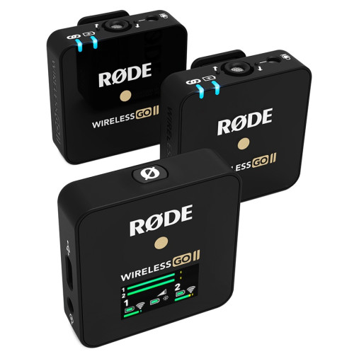 Rode Wireless GO II ультракомпактная двухканальная накамерная беcпроводная система Rode Wireless GO II ультракомпактная двухканальная накамерная беcпроводная система