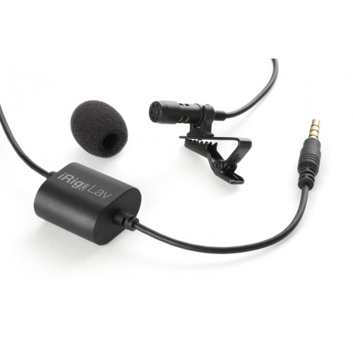 IK Multimedia iRig Mic Lav петличный микрофон с прищепкой для аналогового подключения к iOS и Android устройствам IK Multimedia iRig Mic Lav петличный микрофон с прищепкой для аналогового подключения к iOS и Android устройствам