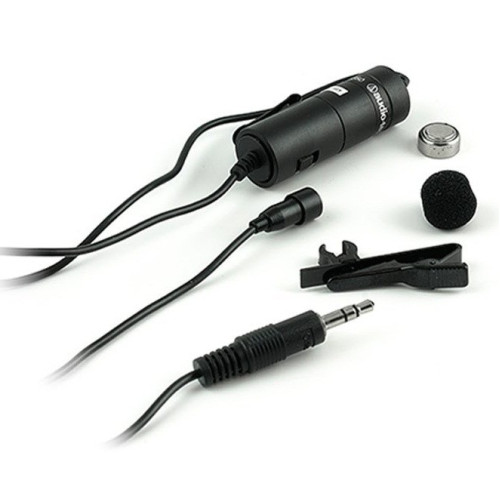 Audio-Technica ATR3350IS микрофон петличный для смартфона Audio-Technica ATR3350IS микрофон петличный для смартфона