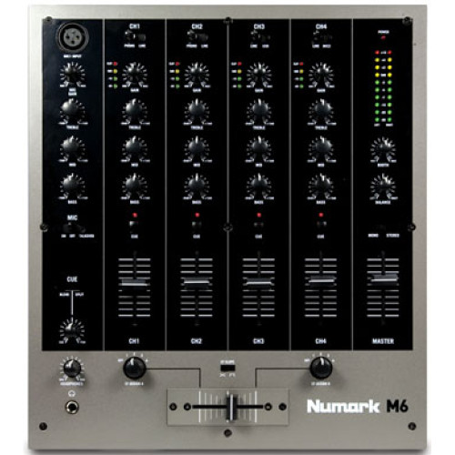 Numark M6 USB 4-канальный DJ-микшер Numark M6 USB 4-канальный DJ-микшер