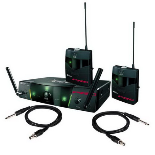 AKG WMS40Pro Dual Instrumental Set 2-канальная инструментальная радиосистема с 2 передатчиками AKG WMS40Pro Dual Instrumental Set 2-канальная инструментальная радиосистема с 2 передатчиками