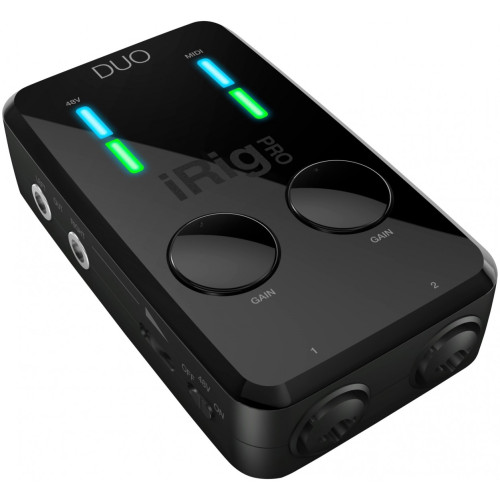 IK Multimedia iRig Pro Duo аудио/midi интерфейс для цифрового подключения к iOS, Android, Mac и PC IK Multimedia iRig Pro Duo аудио/midi интерфейс для цифрового подключения к iOS, Android, Mac и PC