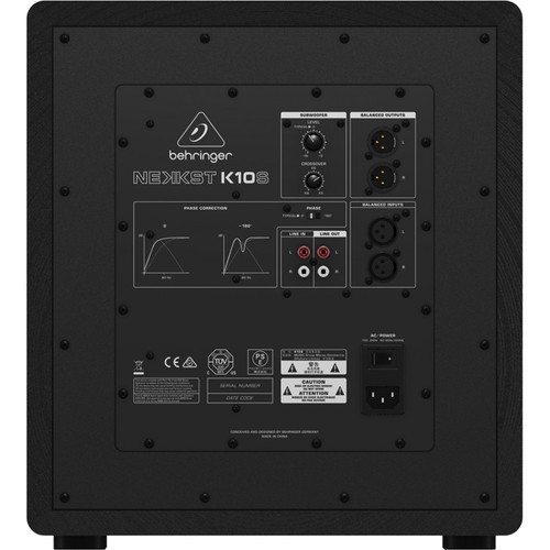 Behringer K10S студийный сабвуфер Behringer K10S студийный сабвуфер