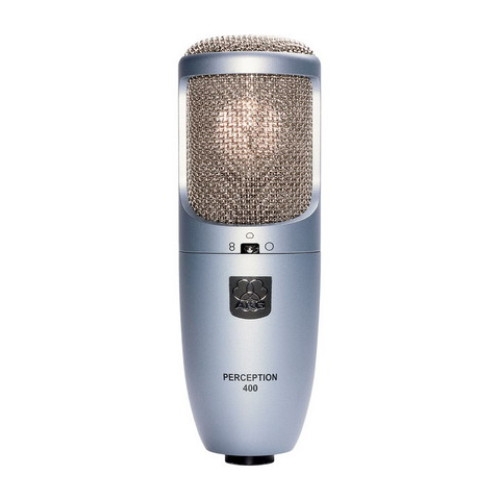 AKG Perception 400 микрофон конденсаторный 20-20000Гц, SPL145дБ, переключатели:направленности, чувствительности-10дБ, НЧ