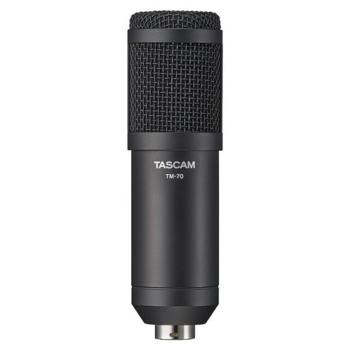 Tascam TM-70 супер-кардиоидный динамический микрофон для подкаста , 30Гц-20кГц, балансный выход 250 Ом, чуств. -51dB +/-3dB (0dB=1V/Pa at 1kHz) Tascam TM-70 супер-кардиоидный динамический микрофон для подкаста , 30Гц-20кГц, балансный выход 250 Ом, чуств. -51dB +/-3dB (0dB=1V/Pa at 1kHz)
