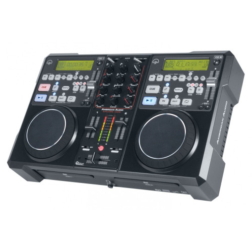 American Audio Encore1000 двухкарманный MP3/CD и CD-R проигрыватель с 2-канальным микшерным пультом