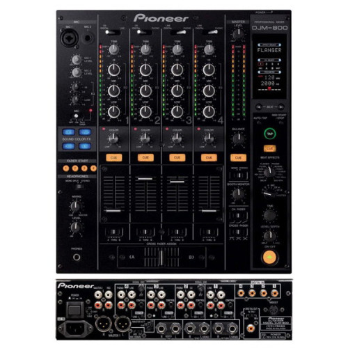 Pioneer DJM-800 DJ-микшер, 4 канала
