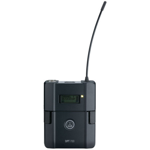 AKG DPT700 V2 BD1 поясной передатчик для радиосистемы серии DMS70 AKG DPT700 V2 BD1 поясной передатчик для радиосистемы серии DMS70