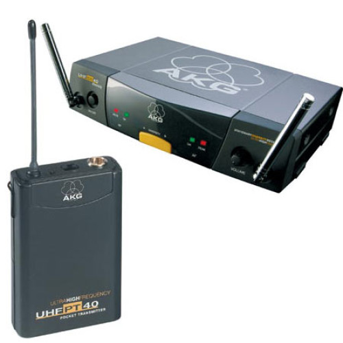 AKG WMS40 PT Diversity радиосистема c портативным передатчиком для микрофонов с L-разъёмом и двух-антенным приёмником AKG WMS40 PT Diversity радиосистема c портативным передатчиком для микрофонов с L-разъёмом и двух-антенным приёмником