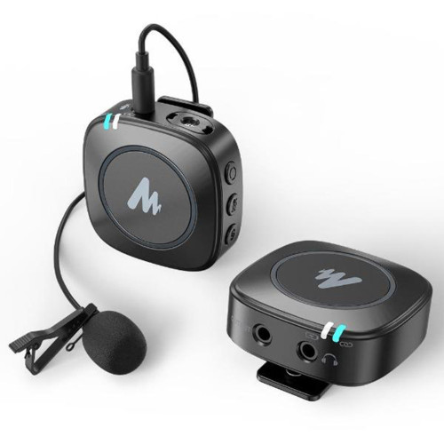 Maono AU-WM820 A1 двухканальная накамерная беcпроводная система, 1 передатчик Maono AU-WM820 A1 двухканальная накамерная беcпроводная система, 1 передатчик