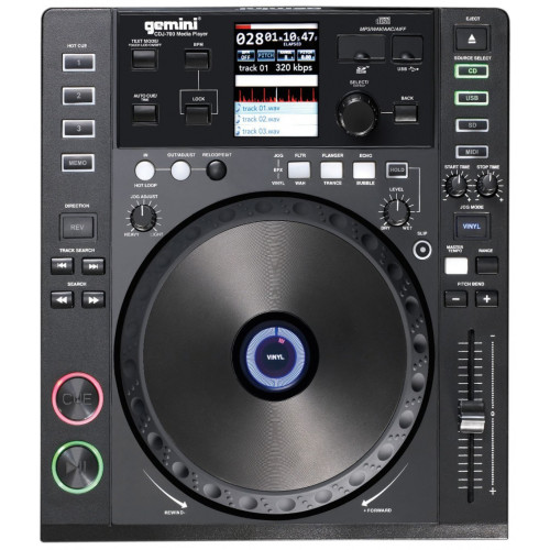 Gemini CDJ-700 DJ CD/USB/SD медиапроигрыватель Gemini CDJ-700 DJ CD/USB/SD медиапроигрыватель