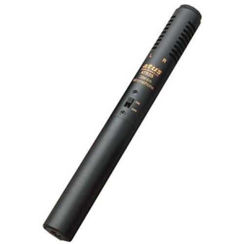 Audio-Technica ATR25 микрофон-пушка стерео для видеокамер, 70-18000 Гц Audio-Technica ATR25 микрофон-пушка стерео для видеокамер, 70-18000 Гц