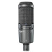 Audio-Technica AT2020USB+V студийный микрофон, хром + паук Audio-Technica AT2020USB+V студийный микрофон, хром + паук