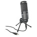Audio-Technica AT2020USB+V студийный микрофон, хром + паук Audio-Technica AT2020USB+V студийный микрофон, хром + паук