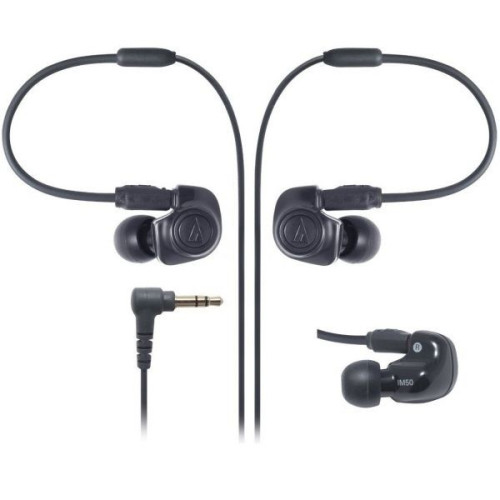 Audio-Technica ATH-IM50 BK внутриканальные наушники, цвет черный Audio-Technica ATH-IM50 BK внутриканальные наушники, цвет черный