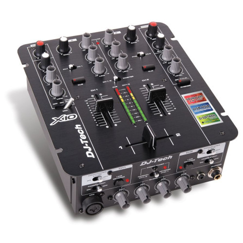 DJ-Tech X10 DJ-микшер 2 канала, встроенный USB интерфейс 4In/4Out, USB-хаб DJ-Tech X10 DJ-микшер 2 канала, встроенный USB интерфейс 4In/4Out, USB-хаб