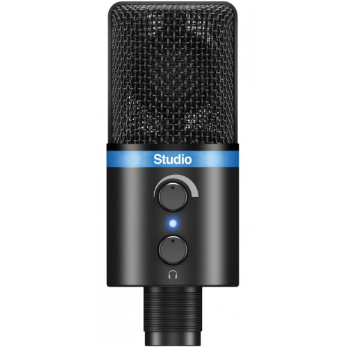 IK Multimedia iRig Mic Studio - Black микрофон с большой диафрагмой для iOS, Android, Mac и PC, цвет черный IK Multimedia iRig Mic Studio - Black микрофон с большой диафрагмой для iOS, Android, Mac и PC, цвет черный