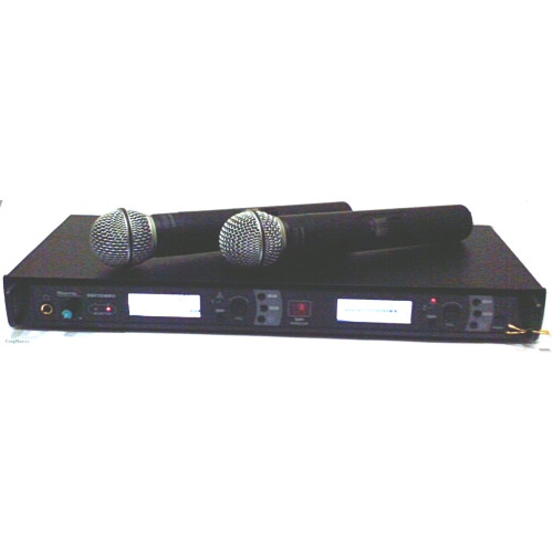 Biema UHF2588II радиосистема с 2-мя ручными микрофонами Biema UHF2588II радиосистема с 2-мя ручными микрофонами