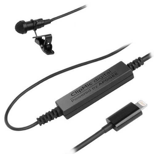 Apogee ClipMic Digital петличный конденсаторный микрофон для Apple устройств Apogee ClipMic Digital петличный конденсаторный микрофон для Apple устройств