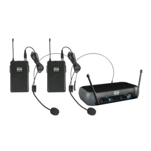 Xline MD-242B радиосистема c двумя поясными передатчиками и головными гарнитурами Xline MD-242B радиосистема c двумя поясными передатчиками и головными гарнитурами