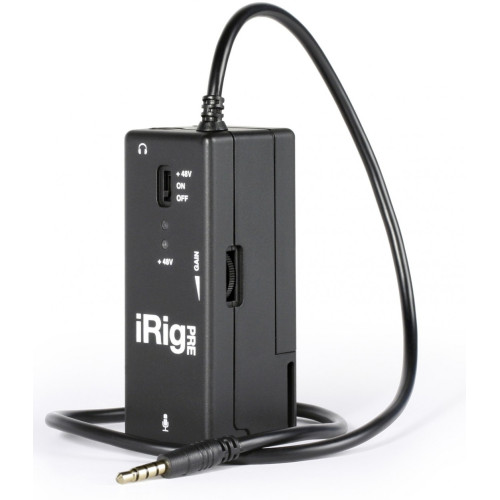 IK Multimedia iRig Pre универсальный микрофонный интерфейс с предусилителем для аналогового подключения к iOS и Android IK Multimedia iRig Pre универсальный микрофонный интерфейс с предусилителем для аналогового подключения к iOS и Android