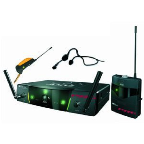 AKG WMS40Pro dual vocal/guitar комбинированная радиосистема: C444L+PT40+GB40 AKG WMS40Pro dual vocal/guitar комбинированная радиосистема: C444L+PT40+GB40