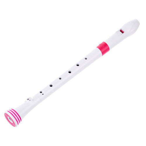 Nuvo Recorder White/Pink блок-флейта сопрано, немецкая система, цвет белый/розовый Nuvo Recorder White/Pink блок-флейта сопрано, немецкая система, цвет белый/розовый