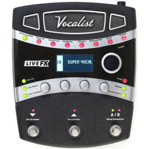Digitech Vocalist Live FX напольный вокальный процессор Digitech Vocalist Live FX напольный вокальный процессор