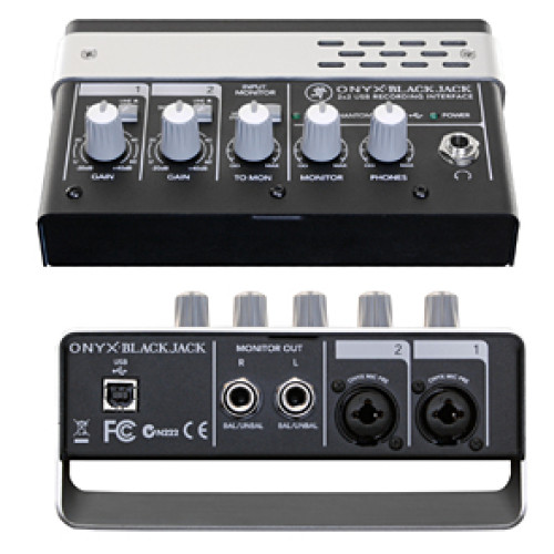 Mackie ONYX Blackjack внешний 2 х 2 интерфейс USB для компьютерной звукозаписи Mackie ONYX Blackjack внешний 2 х 2 интерфейс USB для компьютерной звукозаписи
