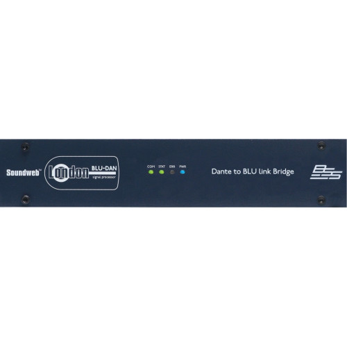 BSS BLU-DAN внешний интерфейс в полурэковом исполнении BLU-Link / Dante BSS BLU-DAN внешний интерфейс в полурэковом исполнении BLU-Link / Dante