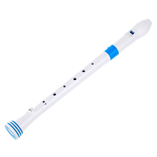 Nuvo Recorder White/Blue блок-флейта сопрано, барочная система, цвет белый/голубой Nuvo Recorder White/Blue блок-флейта сопрано, барочная система, цвет белый/голубой
