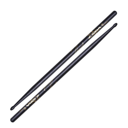 Zildjian Z5AB 5A Black барабанные палочки с деревянным наконечником, цвет черный Zildjian Z5AB 5A Black барабанные палочки с деревянным наконечником, цвет черный